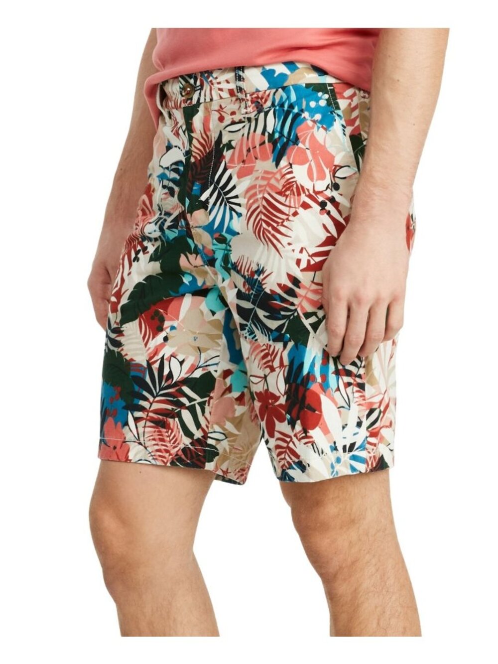 Tommy Hilfiger Mens The Flex Tropical Print Shorts Multicolor Size 36 NWT